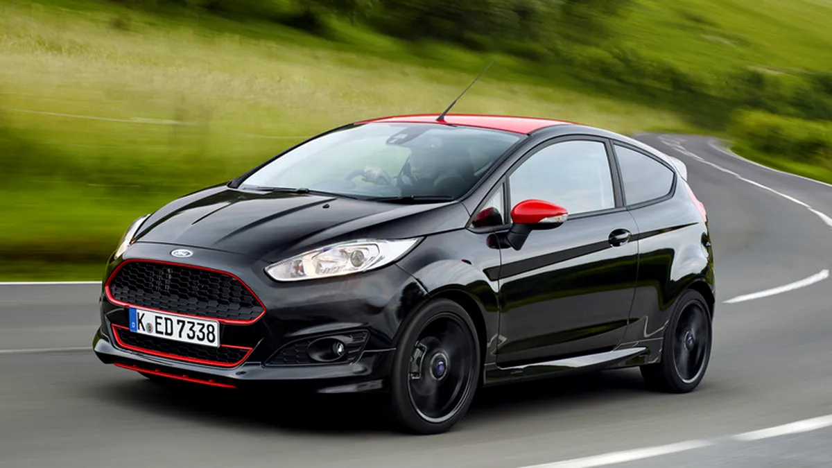 TEST de prim contact cu Ford Fiesta Black Edition / Red Edition. Neastâmpărat