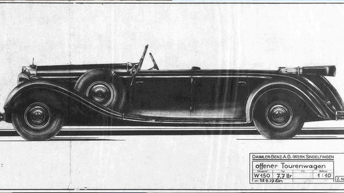  Un Mercedes-Benz 770K Grosser folosit de Hitler este de vânzare - FOTO