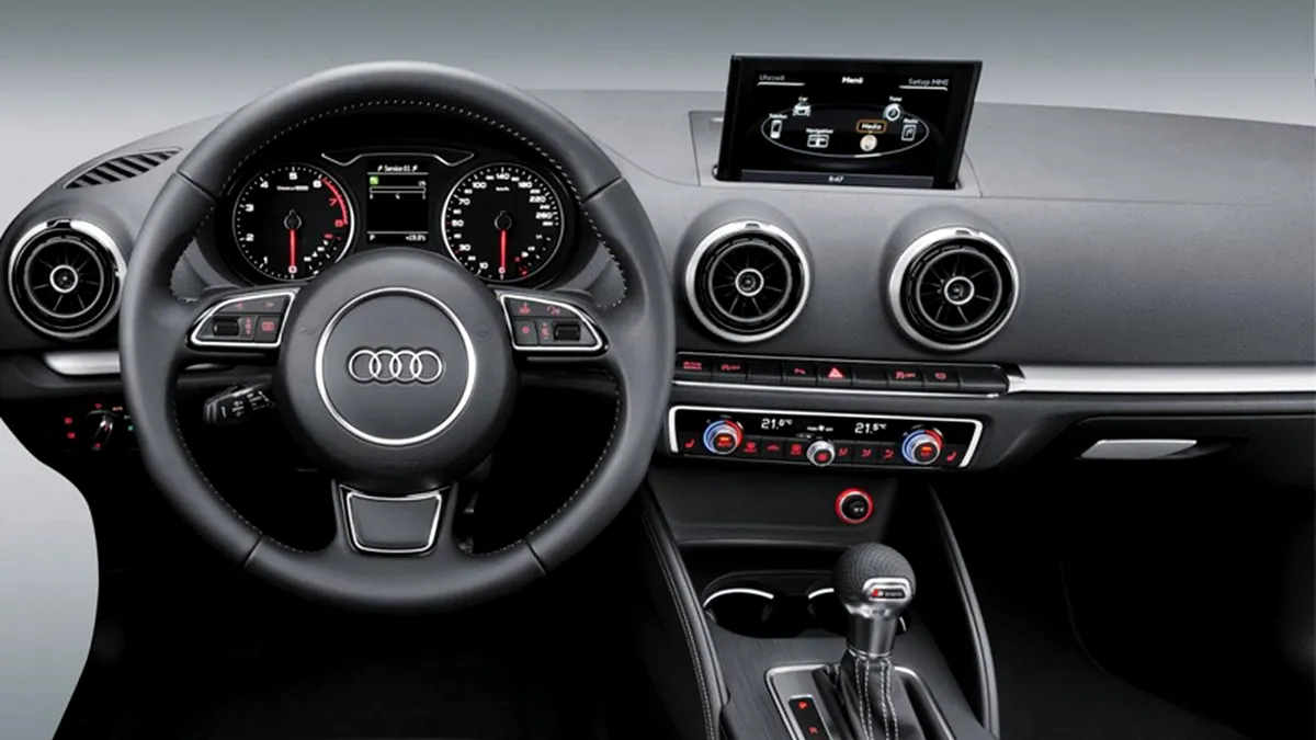 Interiorul viitorului Audi A3, prezentat oficial