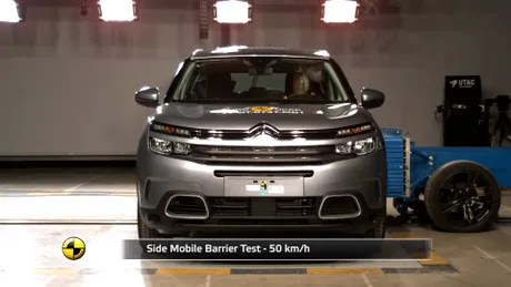 Euro NCAP a testat în aprilie două noi modele: Citroën C5 Aircross şi Range Rover Evoque