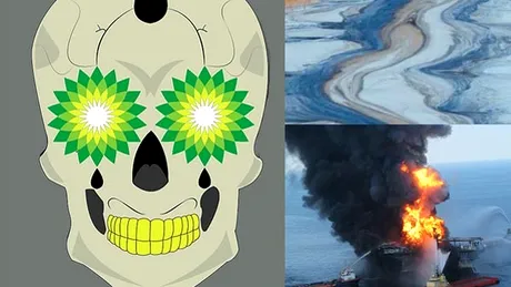 Greenpeace atacă altfel scurgerea de petrol BP