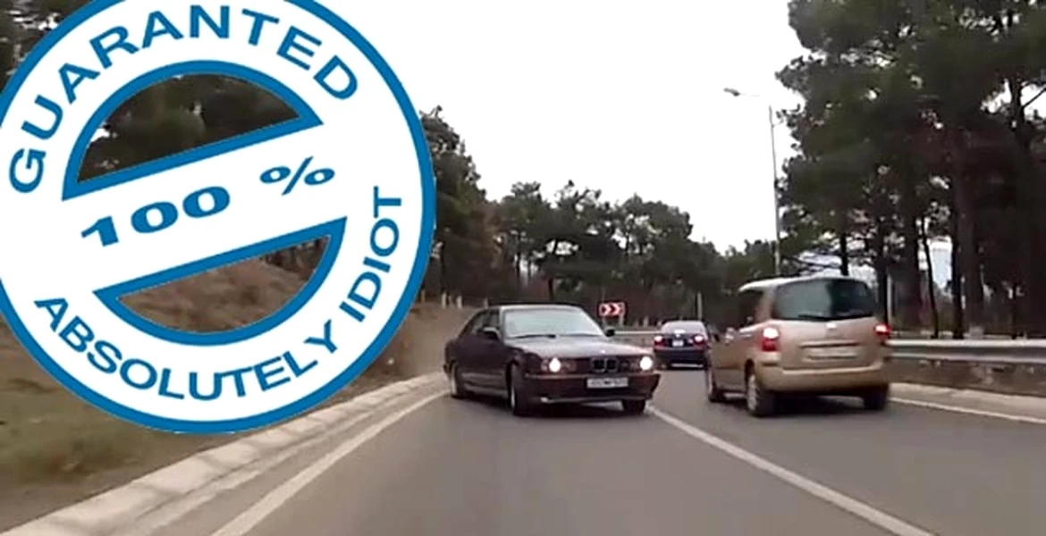 Video AŞA NU: cum îi pune în pericol pe ceilalţi un şmecher drifter cu BMW