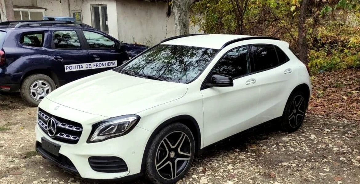 O mașină în valoare de peste 25.000 de euro a fost găsită de Poliția de Frontieră. Mașina era căutată în două țări