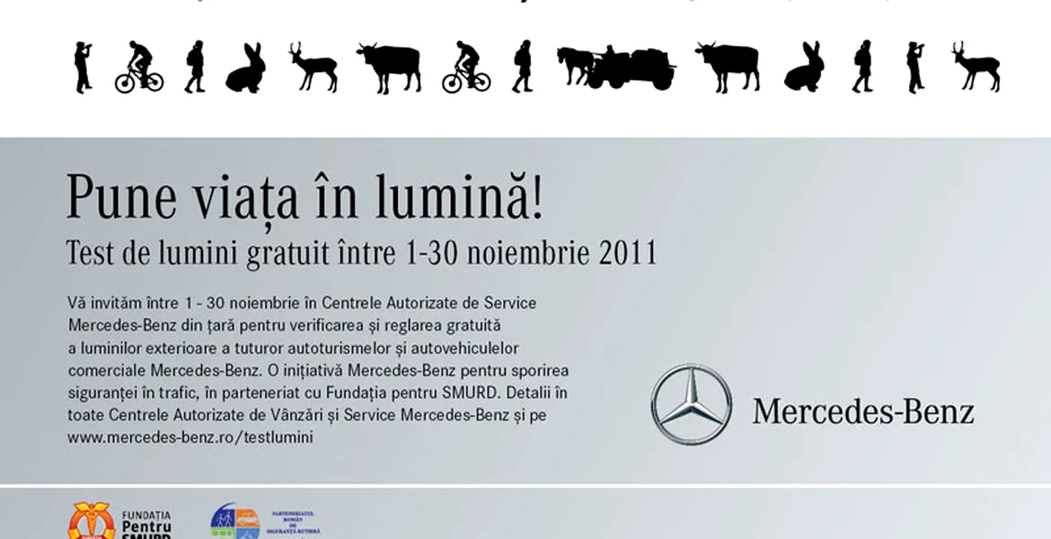 Gratuit: Mercedes-Benz test de lumini