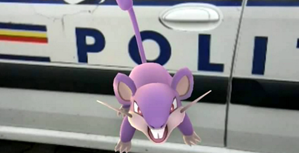 Marian Godină a surprins un bărbat în timp ce „captura” un Pokemon lângă maşina sa de serviciu