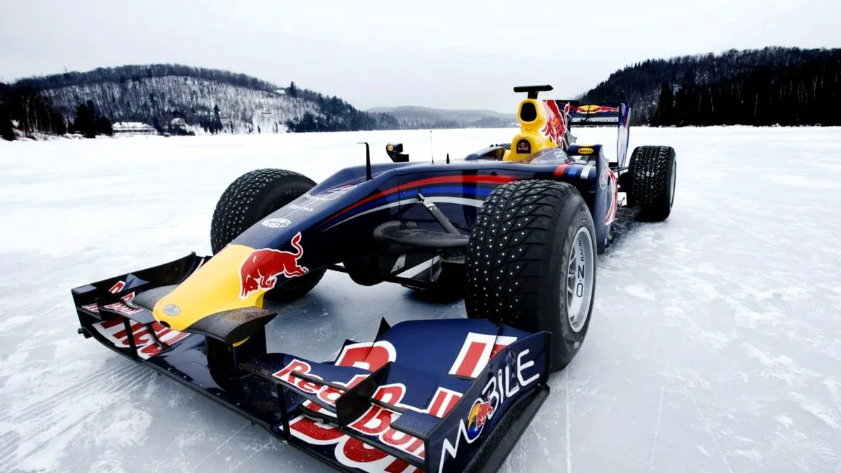 Red Bull Formula 1 - teste pe zăpadă