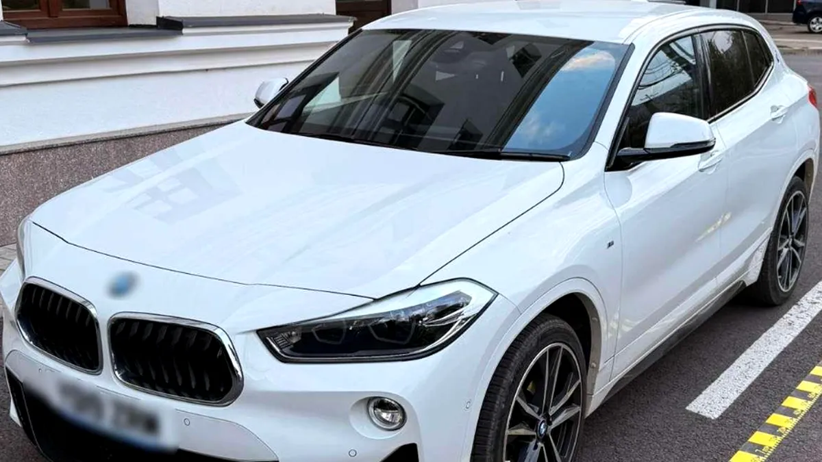 Un BMW declarat furat în Marea Britanie, a fost descoperit de polițiștii de frontieră în Suceava
