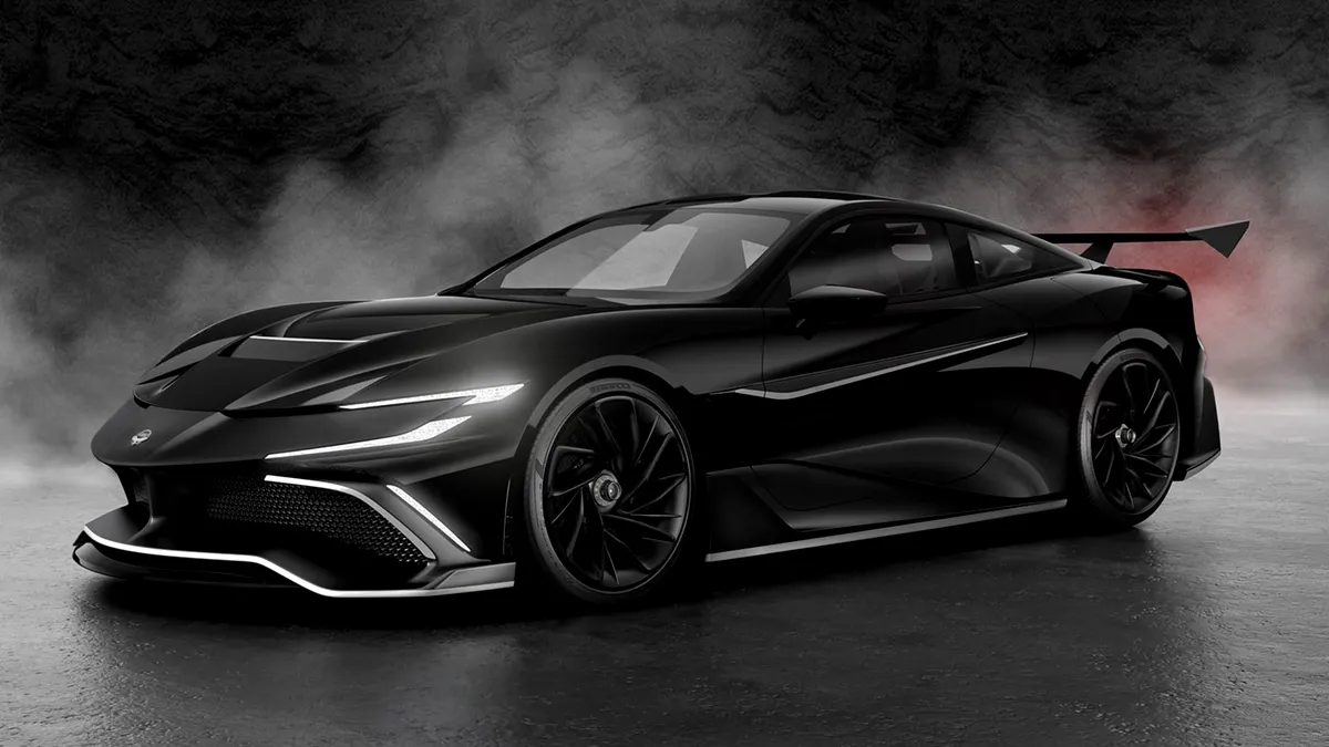 Acesta este hypercar-ul Naran cu patru locuri. Are motor V8 și peste 1000 de cai putere