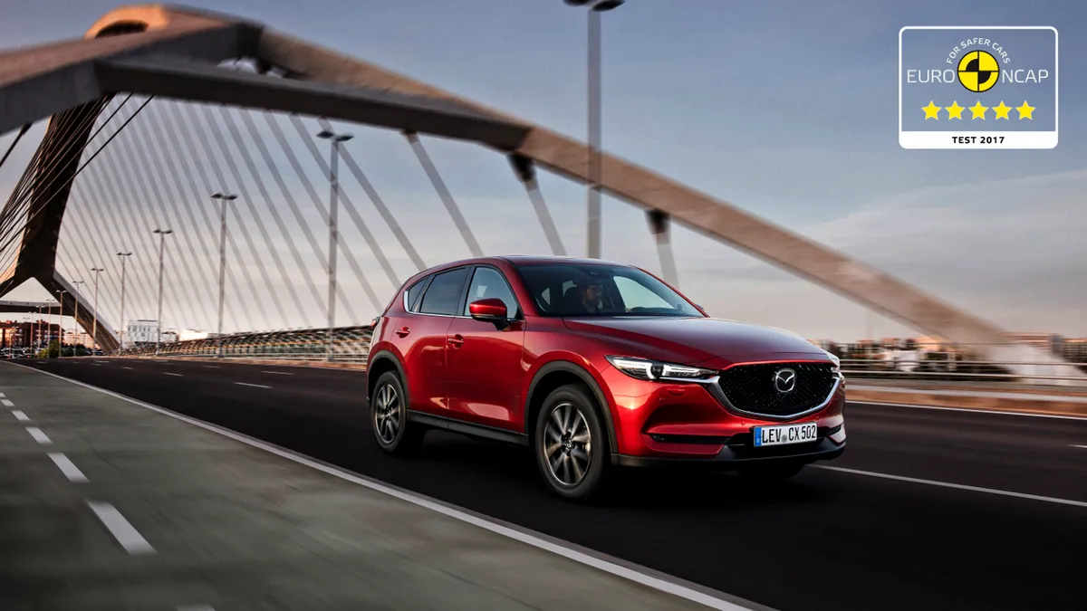Noua Mazda CX-5 este cea mai sigură maşină de familie. Euro NCAP a dat verdictul