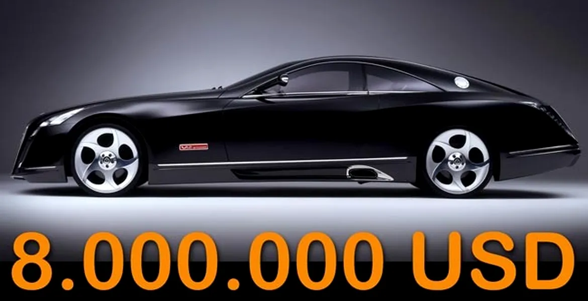 Maybach Exelero vândut pentru 8 milioane de dolari