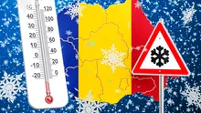 Cod galben de ninsori și vânt puternic. Meteorologii ANM anunță că va ninge inclusiv în București
