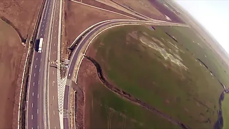VIDEO: Cum arată autostrăzile Timişoara - Lugoj şi Lugoj - Deva, în lucru