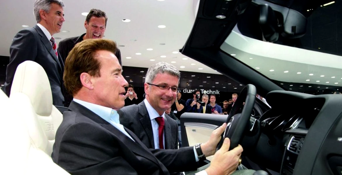 Arnold Schwarzenegger la Salonul Auto de la Geneva