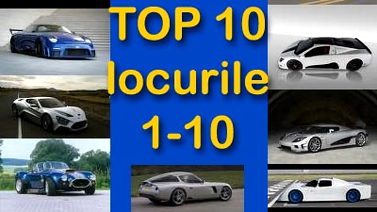 TOP 50 maşini exotice: locurile 1-10