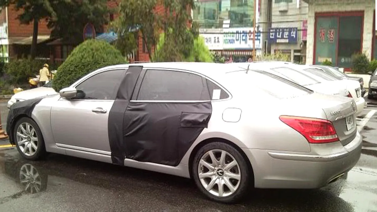 Hyundai Equus LWB - poze spion