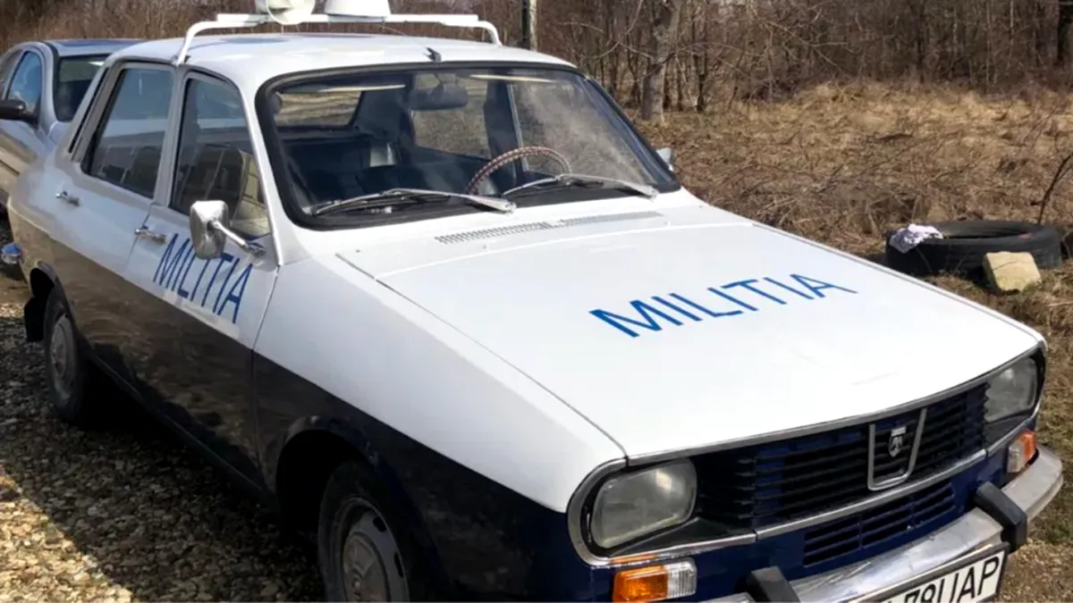 Dacia 1300 de Miliție se vinde pe OLX. Bătrâna Dacie a fost restaurată aproape complet