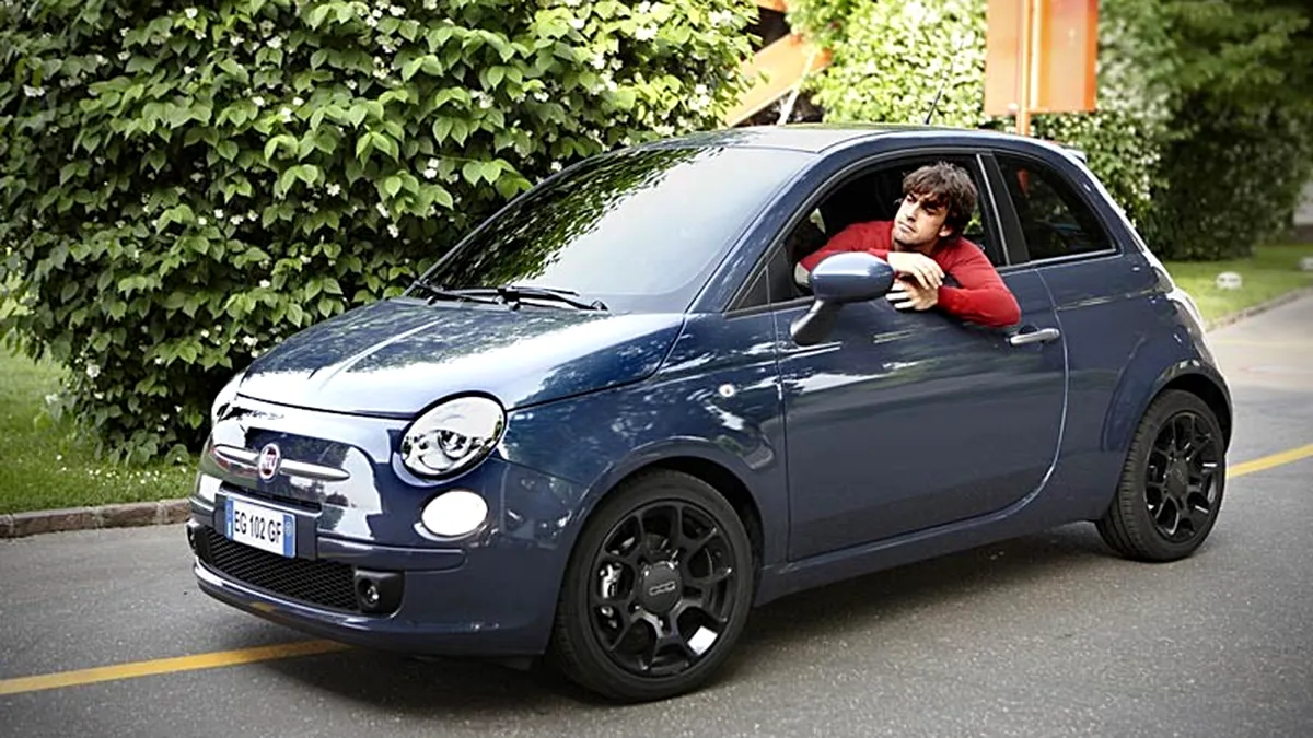 Reclamă cu Fiat 500 TwinAir şi Fernando Alonso