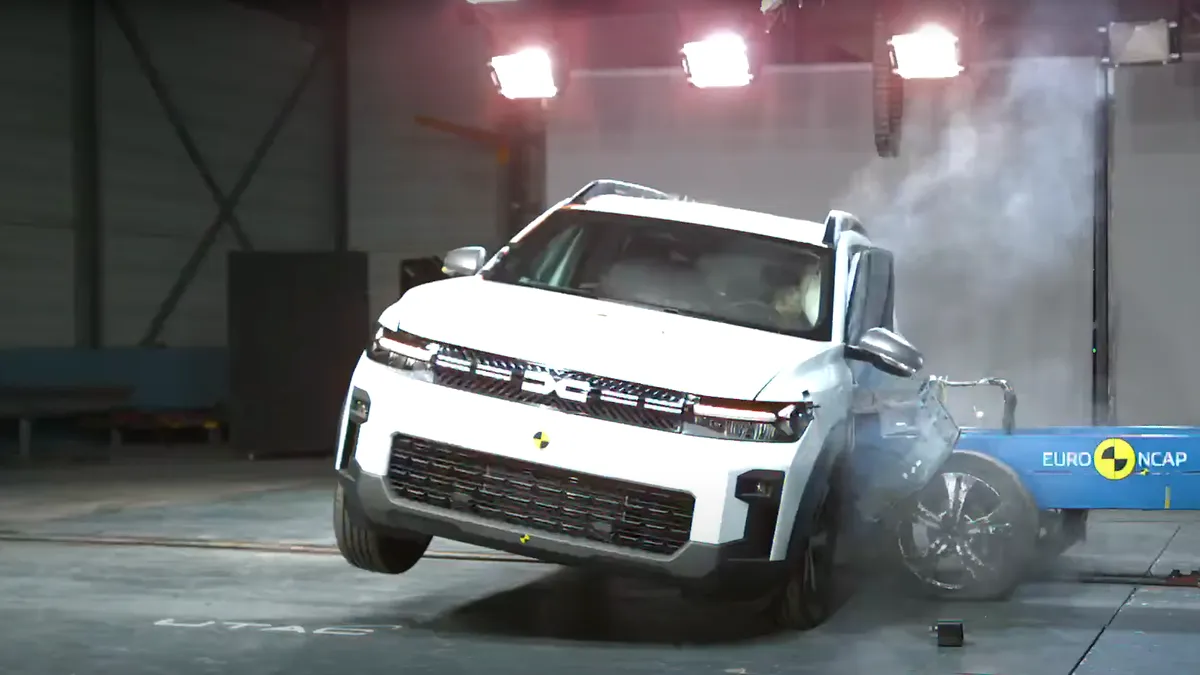 VIDEO - Dacia Bigster a obținut 3 stele la testele de siguranță Euro NCAP