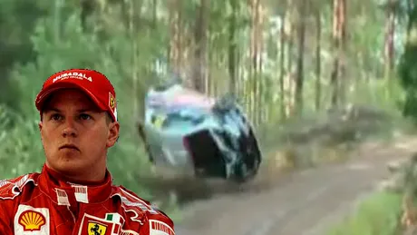 Kimi Raikkonen - accident în WRC