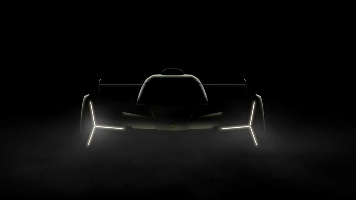 Lamborghini a publicat o imagine nouă cu viitorul prototip cu care va concura la Le Mans
