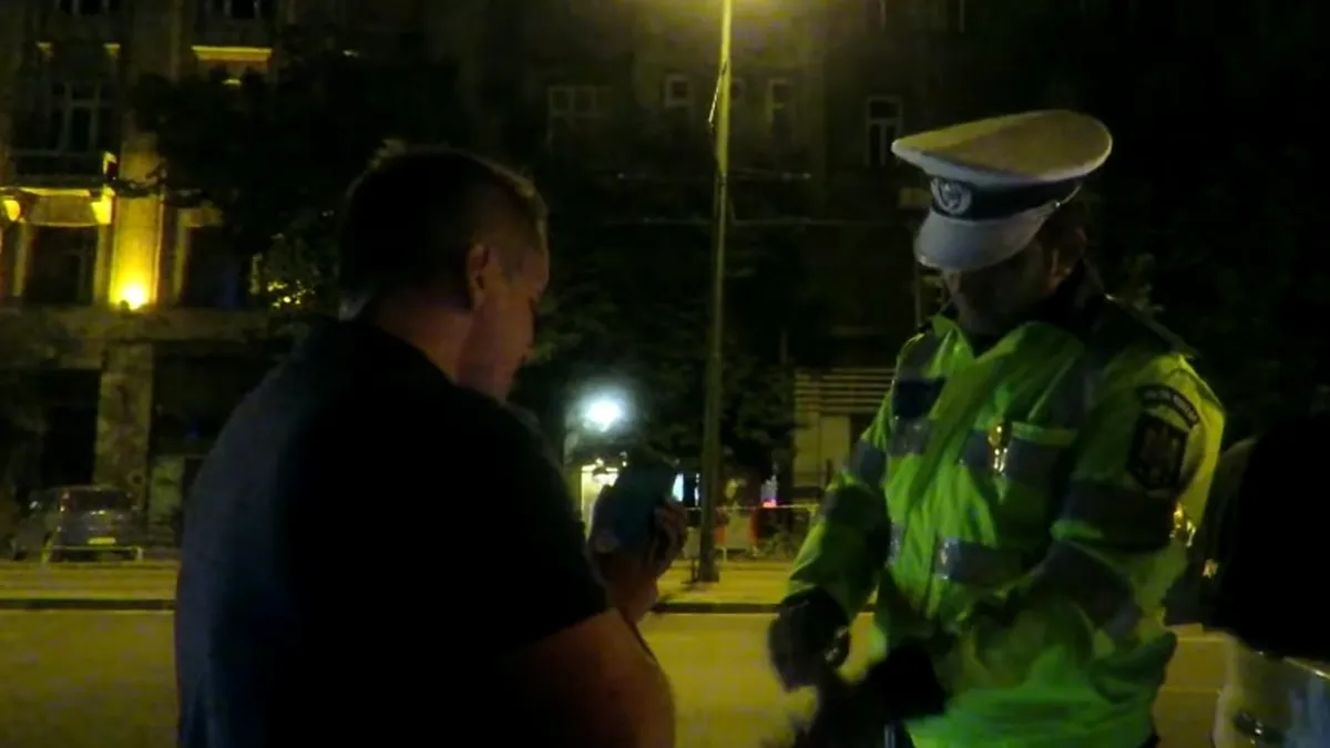 Băut, drogat și recalcitrant - Cum s-a certat un șofer cu polițiștii? VIDEO