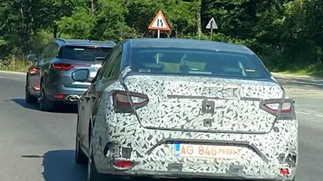 Ce mașină testează Renault în România? Șoferii au crezut că au dat nas în nas cu viitoarea Dacia Logan