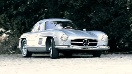 La plimbare cu Mercedes-Benz 300SL. VIDEO