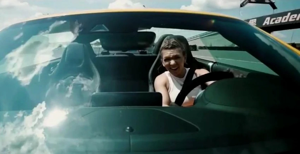Simona Halep a filmat un clip publicitar pentru Mercedes AMG – VIDEO