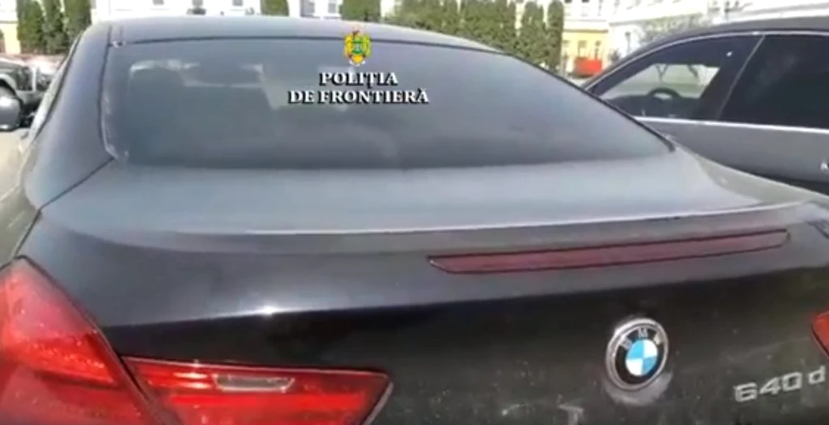 BMW în valoare de 40.000 de euro, furat din Anglia, descoperit în România – VIDEO