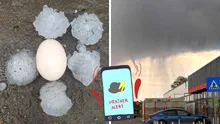 Cod roșu de grindină de mari dimensiuni în România, emis de meteorologii Severe Weather Alert. La ce oră intră în vigoare