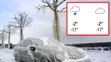-17 grade Celsius în România. Pe ce dată vine "iarna secolului", potrivit meteorologilor Accuweather