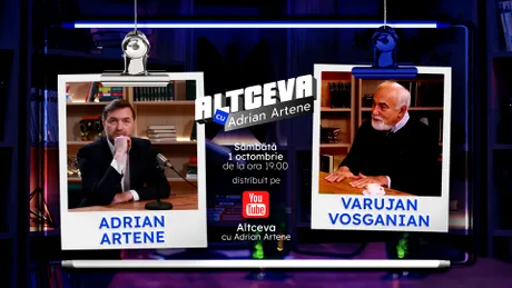 Varujan Vosganian este invitat la podcastul ALTCEVA cu Adrian Artene