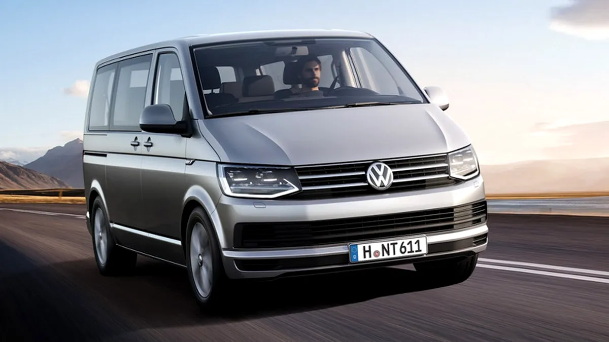 Noul Volkswagen Transporter: informaţii şi imagini oficiale cu generaţia T6