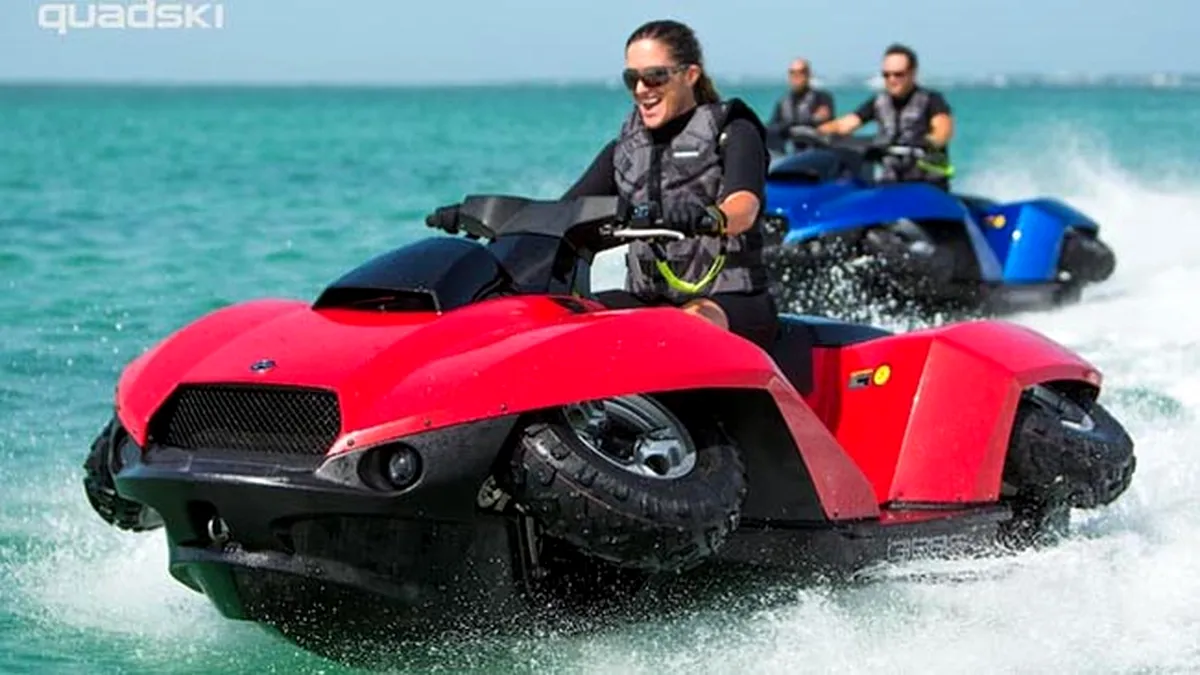 Gibbs Quadski - ATV-ul amfibiu cu motor BMW!