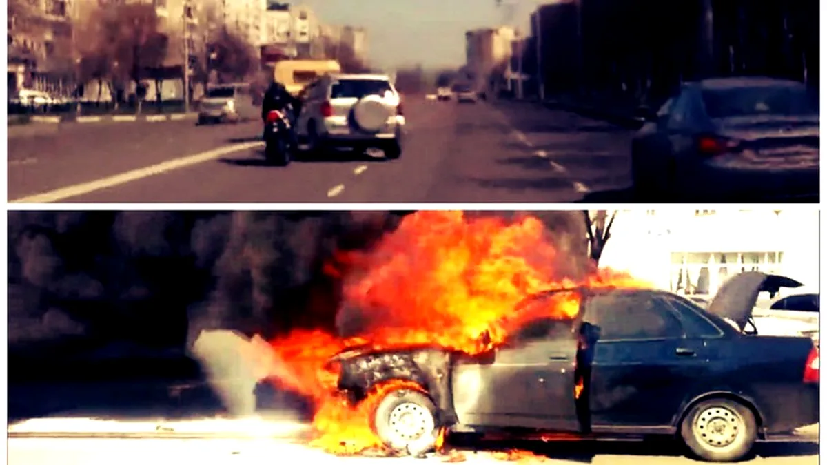 Viteza excesivă şi neatenţia la volan nu fac casă bună. VIDEO