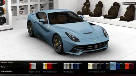 Configurează-ţi noul Ferrari F12berlinetta!