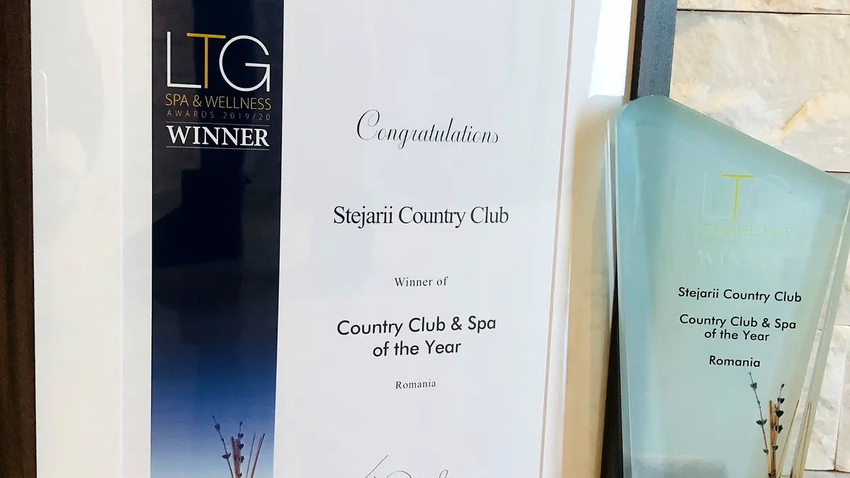 Stejarii Country Club și Shiseido Spa premiate la categoria Country club & Spa of the year la premiile Luxury Travel Guide – European Awards