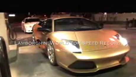 VIDEO: 350 km/h în Lamborghini!