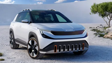 Primele imagini cu noul Skoda Epiq, un EV de buget care se va lansa în 2026