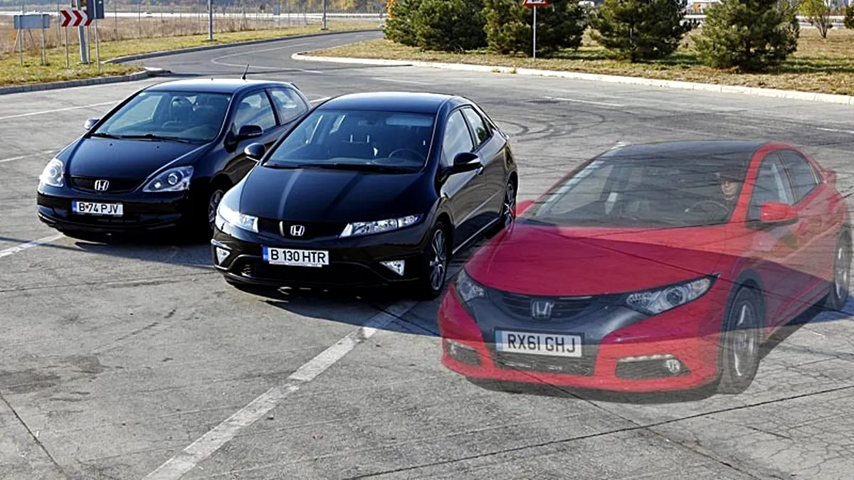 În aşteptarea noii Honda Civic: comparaţie Civic 2004 vs. Civic GT 2010