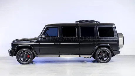 Transformat în limuzină blindată: Mercedes-Benz G63 AMG