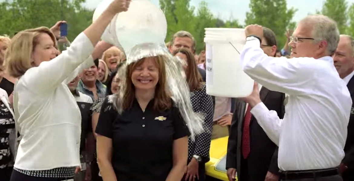 Ice Bucket Challenge, ediţia auto: Mary Barra, CEO General Motors