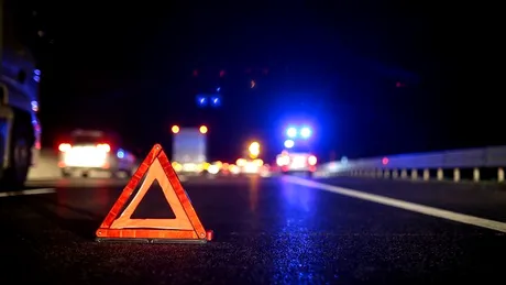 Un român a provocat un accident grav în Austria. Conducea cu 28 km/h pe autostradă