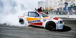 Cristian Tauru a câștigat etapa de drift de la Ploiești. Pilotul de 17 ani a dominat prima rundă a sezonului
