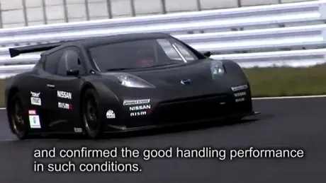 Pe circuit cu Nissan Leaf Nismo RC, maşina electrică de curse