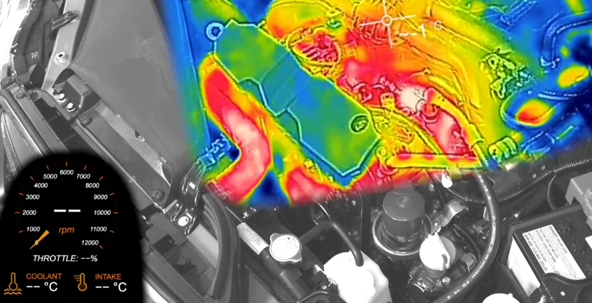 E bine să încălzeşti motorul IARNA? Răspunsul cu camera termală