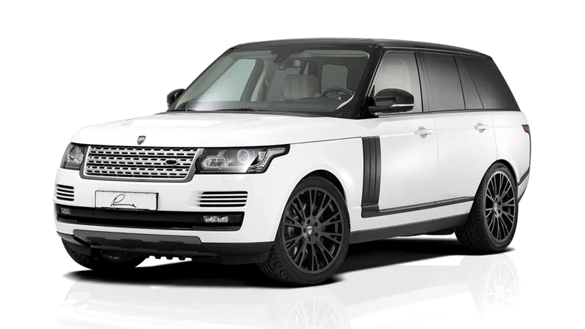 Tratament cu fibră de carbon pentru noul Range Rover, de la Lumma Design