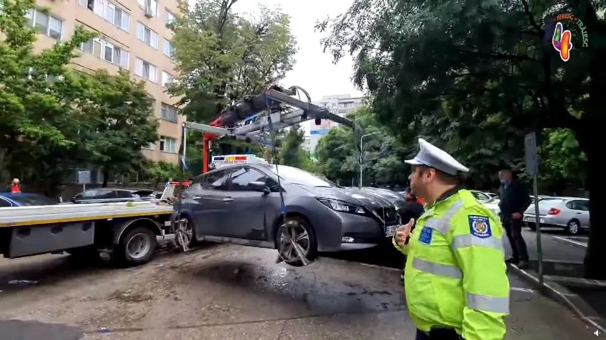Pentru prima dată, tarif unic de ridicare a mașinilor parcate neregulamentar în București: 1.000 de lei pentru autoturisme