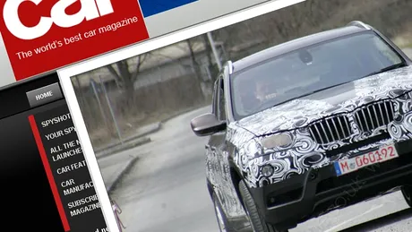 Spionat puţin camuflat: noul BMW X3