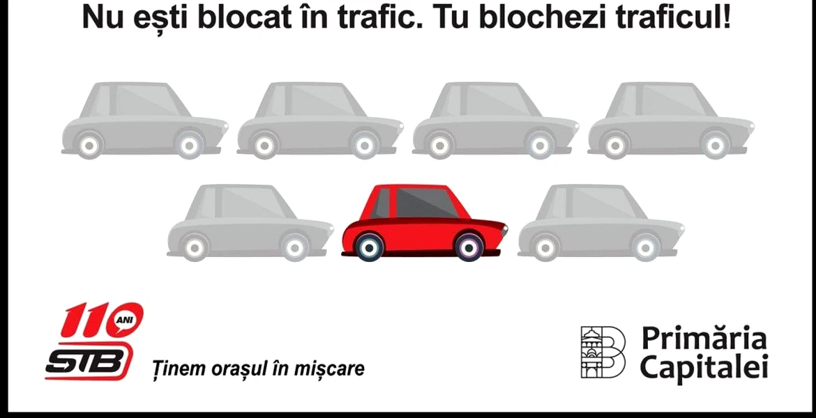 STB dă vina pe şoferii din trafic pentru aglomeraţia din Bucureşti